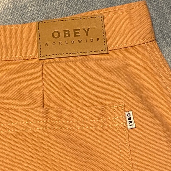 OBEY Skirt : Peach - Picture 3 of 5